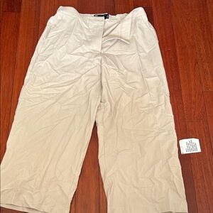 ASOS Beige Wide Leg Pants